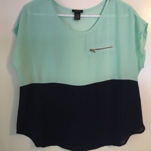 Rue 21 Sheer Sleeveless Top